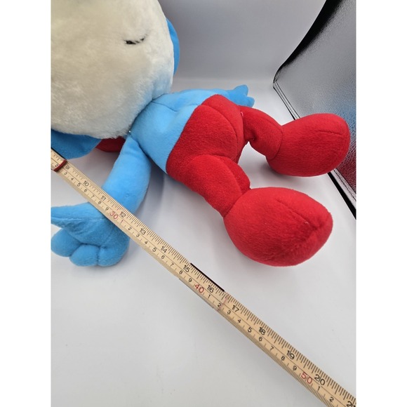 Papa Smurf Plush Stuffed Toy 18" Brand Unknown  Red, White‎ And Blue No Tag - Picture 5 of 5